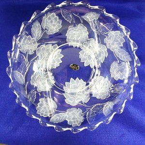Serving Platter Crystal Clear Studios Divided Glass Serving Platter